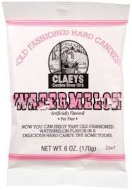Claeys Watermelon Hard Candies 6oz 12ct